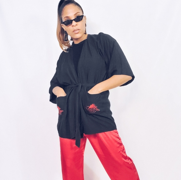 Embroidered Robe Jacket - Picture 4 of 11